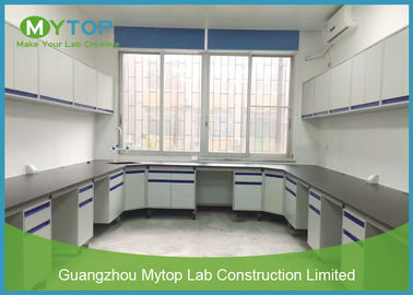 Anti - Chemical Galvanized Steel Metal Laboratory Table For Pharmaceutical Factory